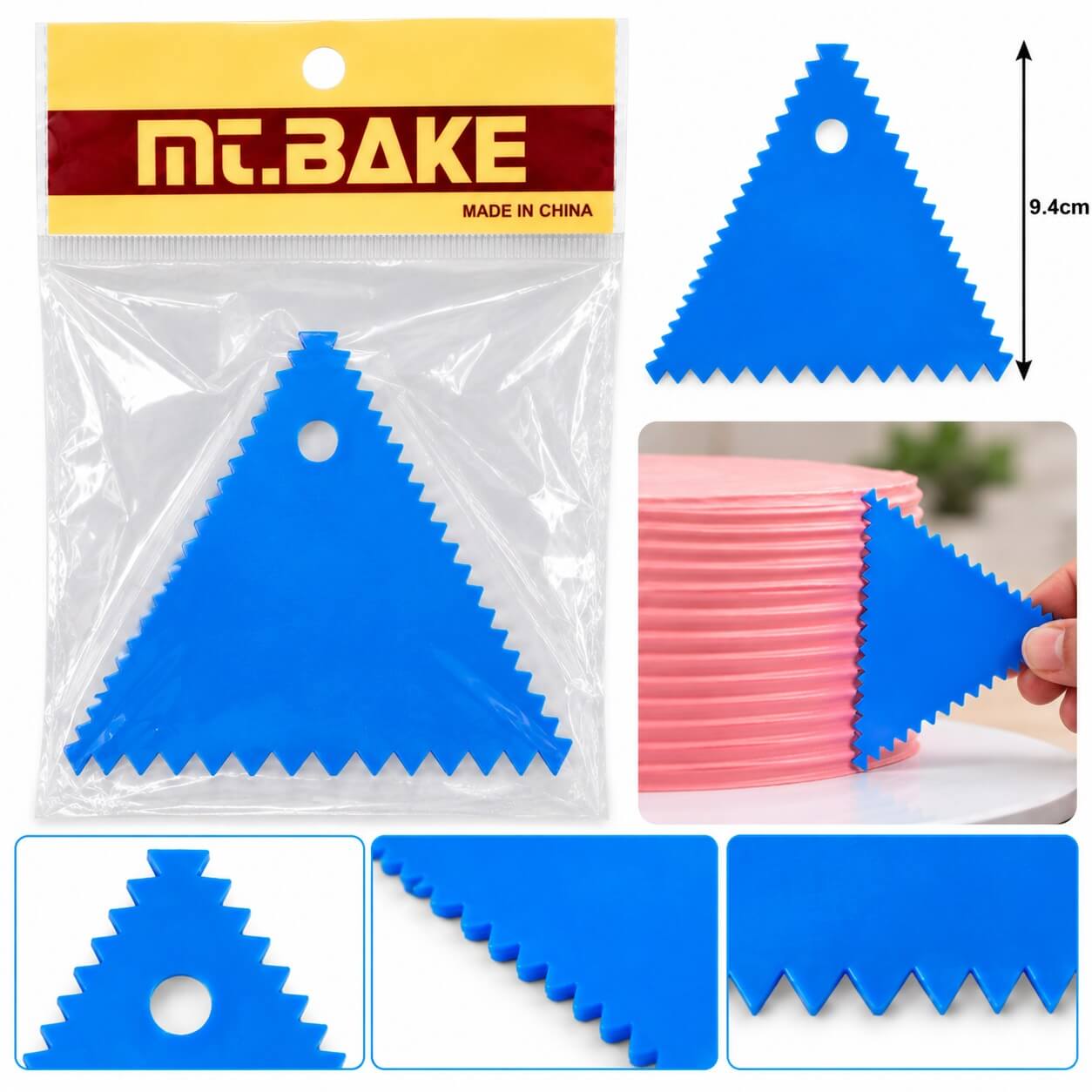 Triangle Cake Comb