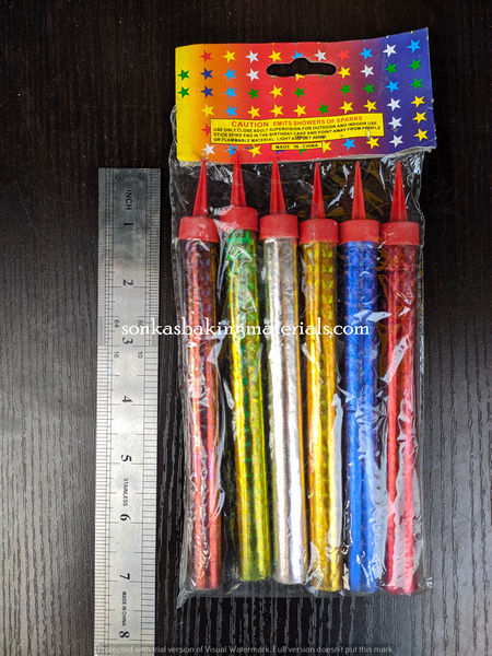 6 PC Medium Fireworks - Sonkas Baking Materials