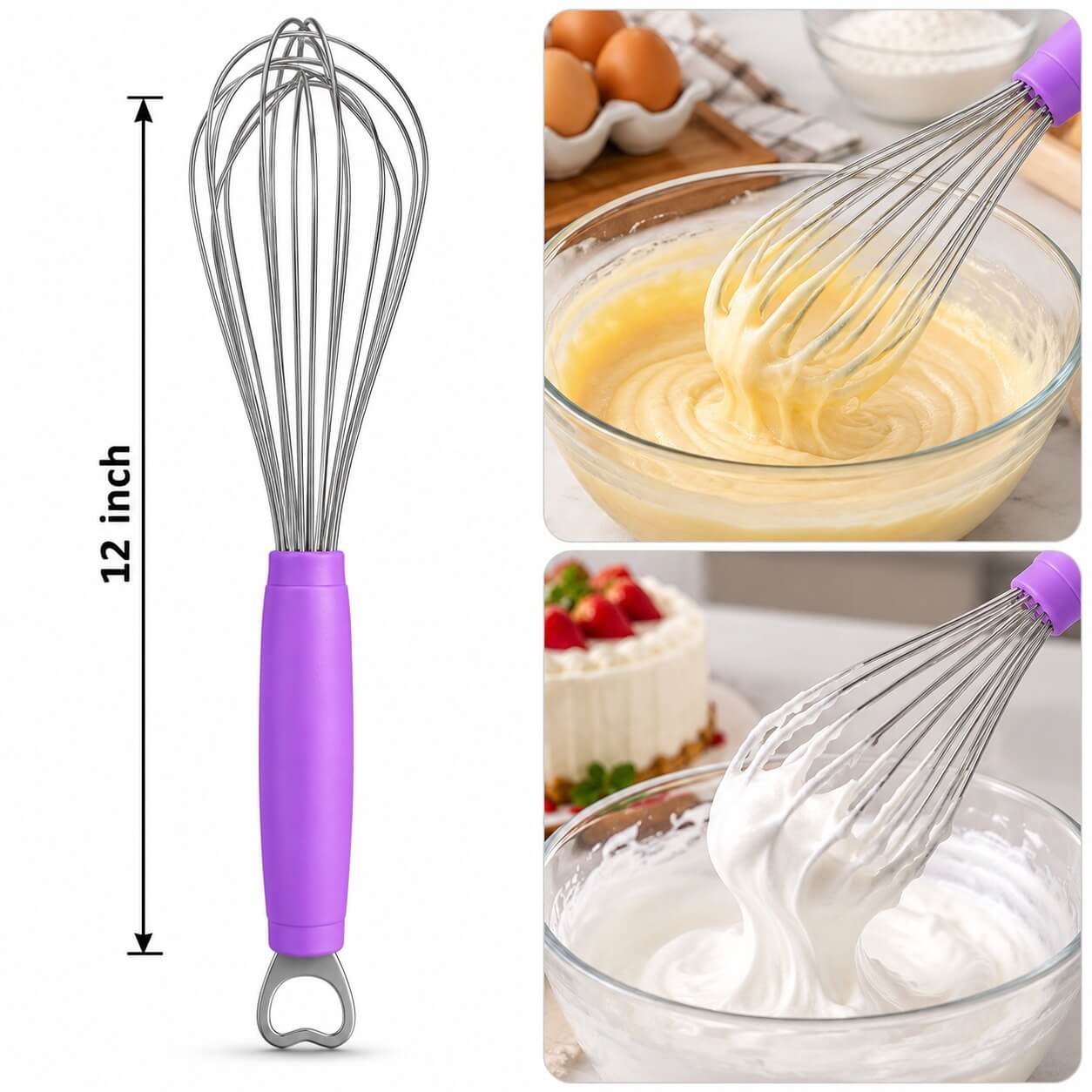 12 Inch Egg Whisk