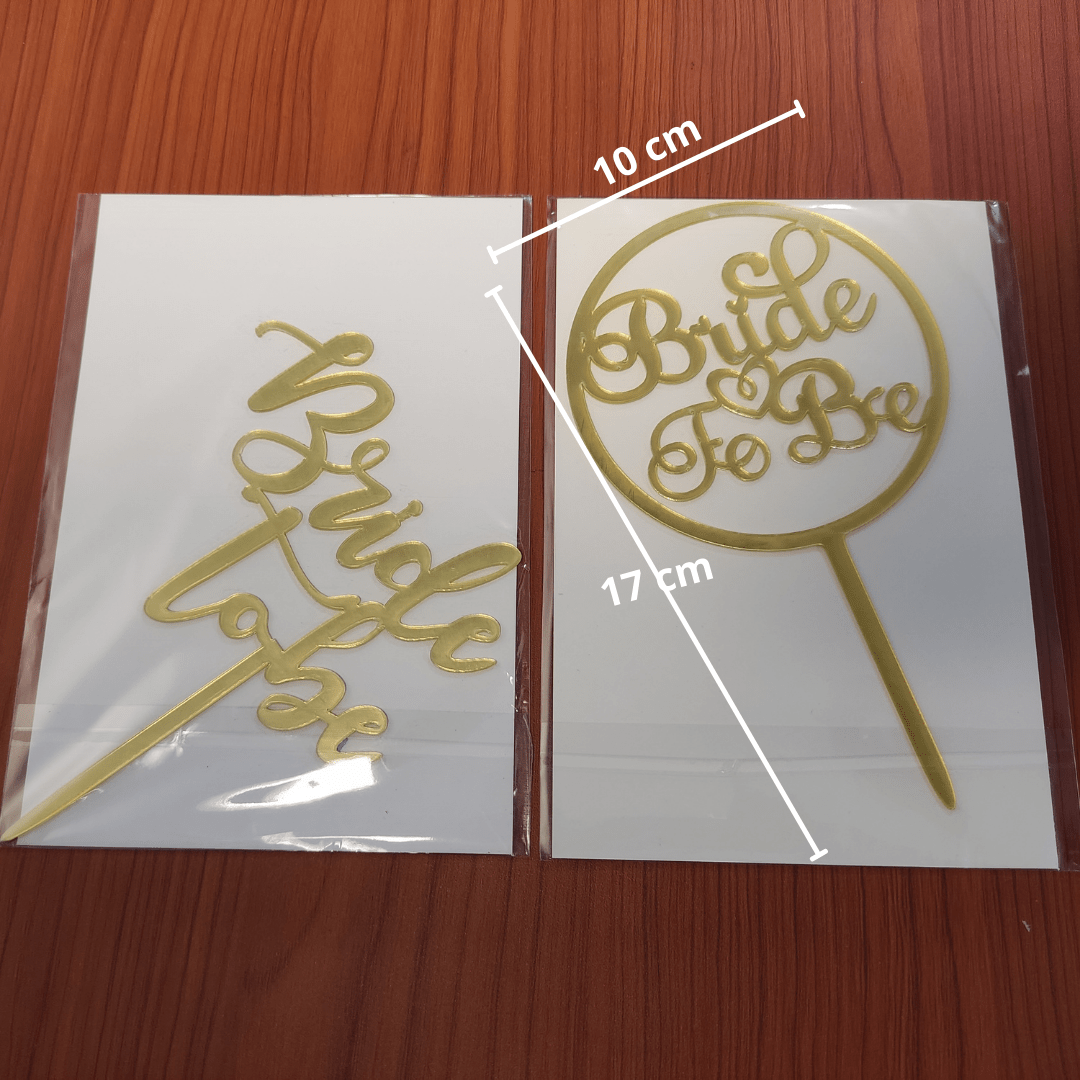 Small Cake Topper Bride To Be Sonkas Baking Materials