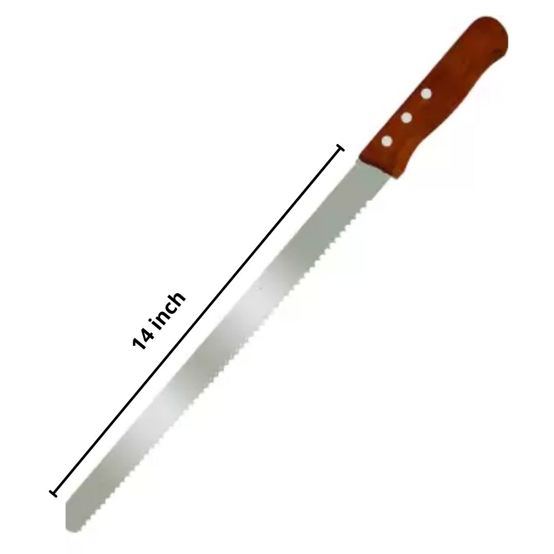 Long Serrated Knife (14 inch Blade) Sonkas Baking Materials