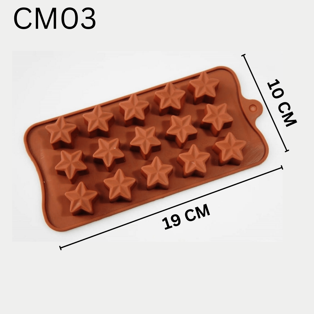 3 STAR CHOCOLATE MOLD