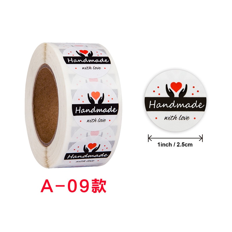 Sticker Roll-Handmade With Love