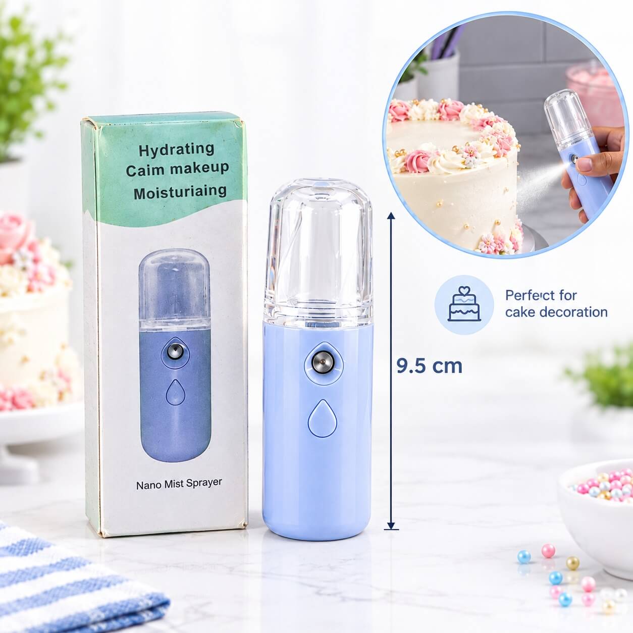 Nano Mist Sprayer Mini Rechargeable Steamer