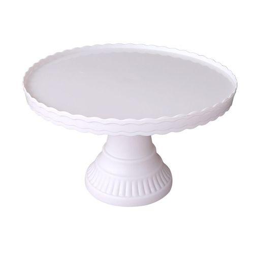 Plastic Cake Stand WHITE Sonkas Baking Materials