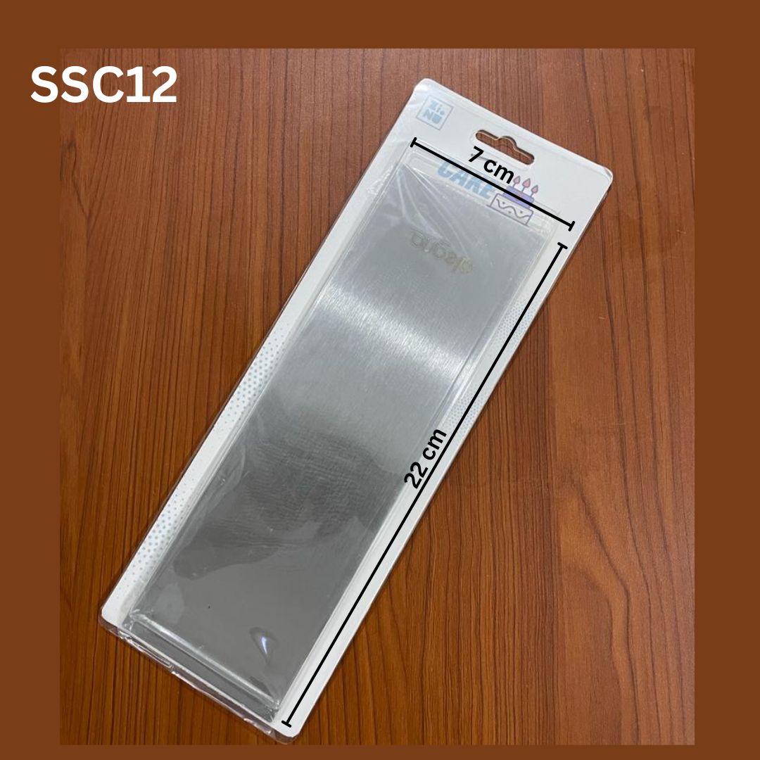 Stainless steel cake comb