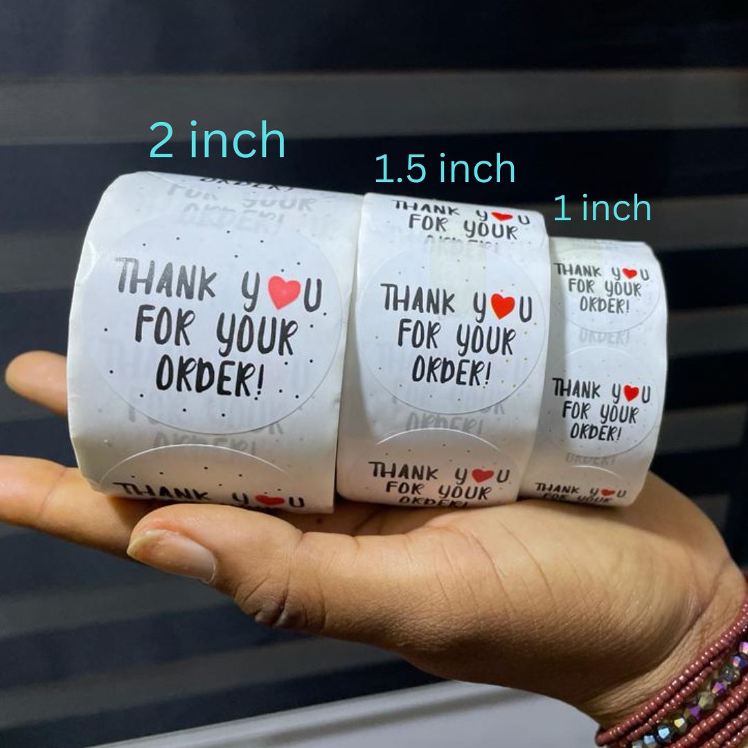 Thank you Sticker roll