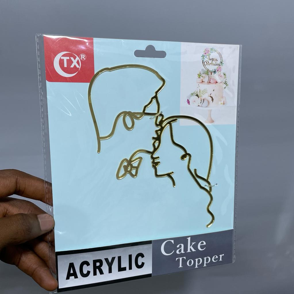 Acrylic Silhouette Topper - AST03