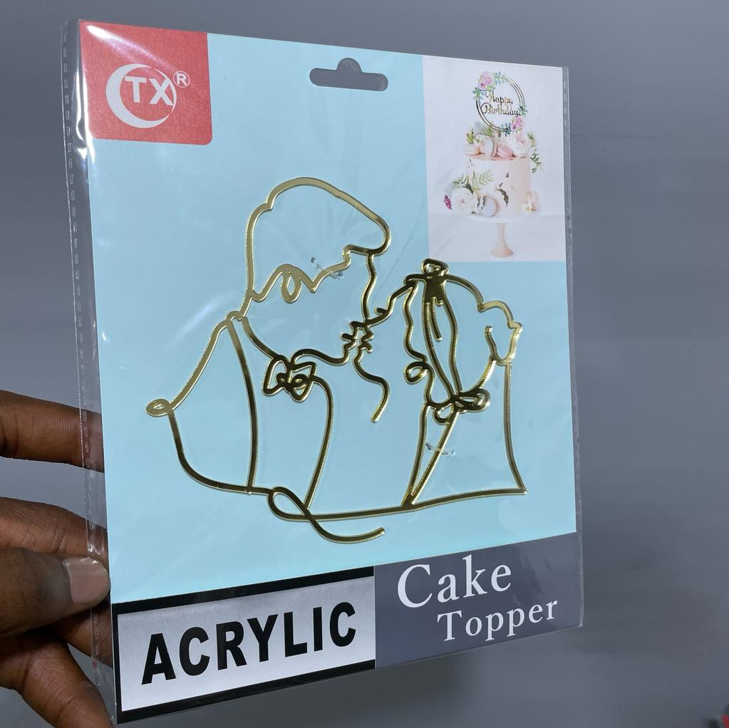 Acrylic Silhouette Topper - AST02
