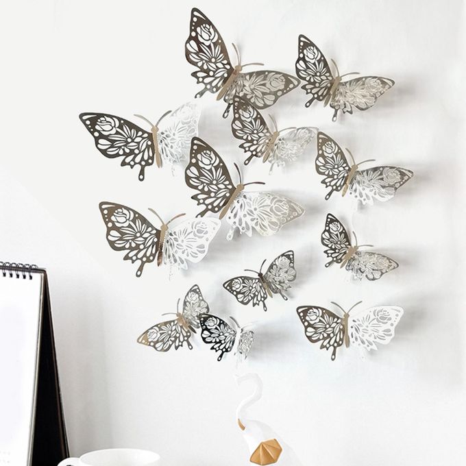 silver butterfly