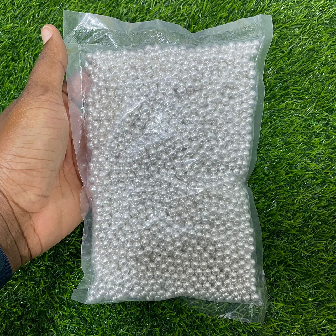 500g Silver Edible Bead – (6mm)