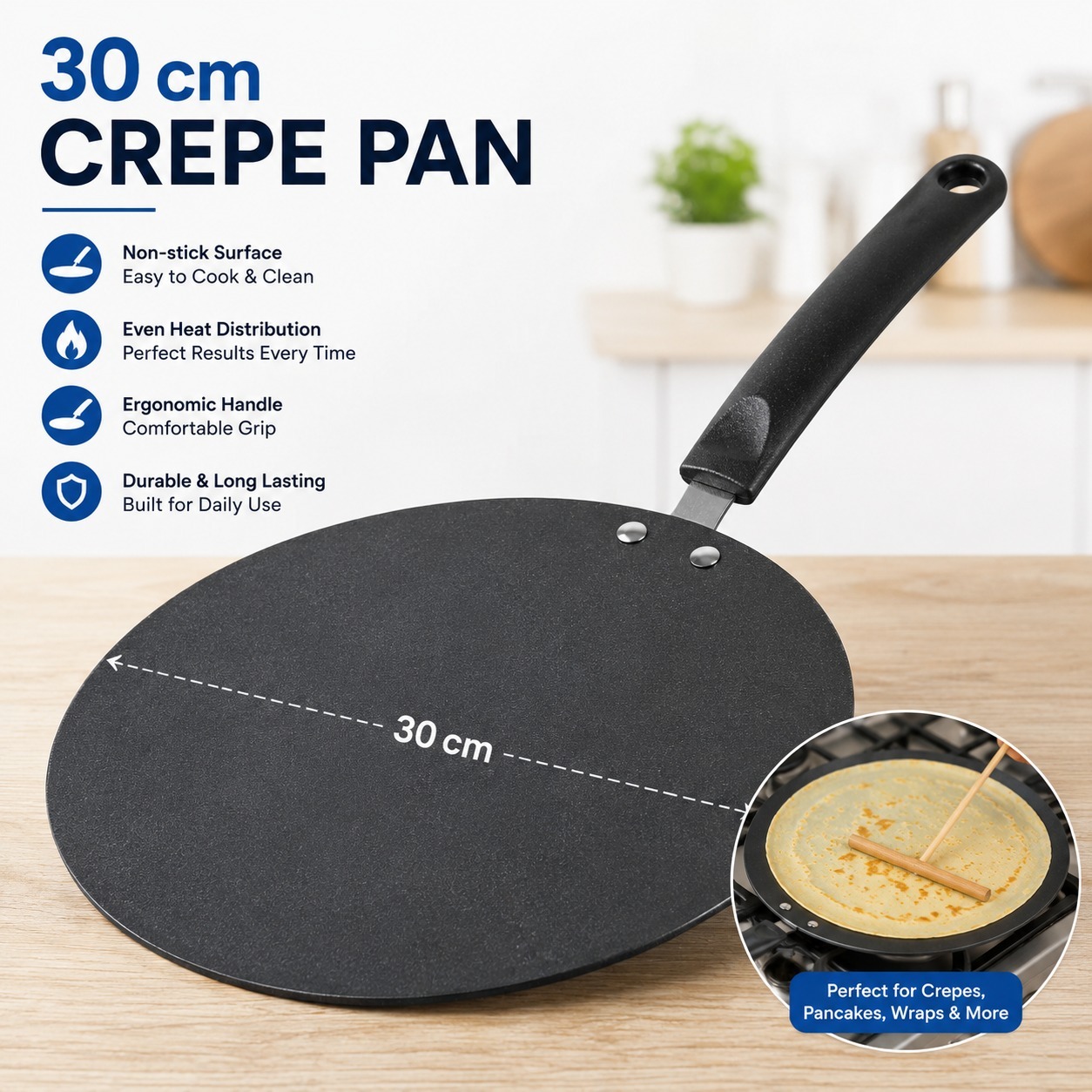 Crepe pan 30 cm
