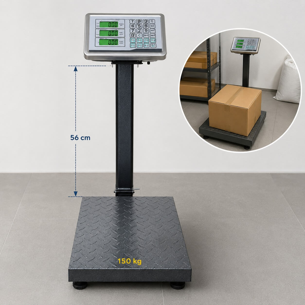 150 kg digital platform scale